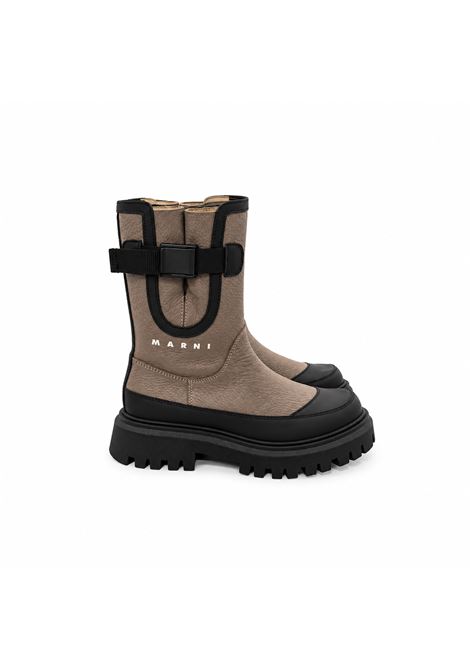 Stivale con logo MARNI KIDS | 838243